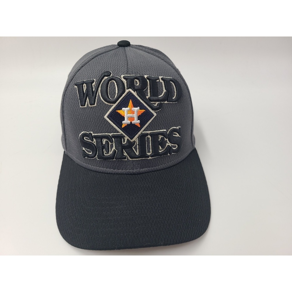 Houston‎ Astros 2019 World Series New Era 39Thirty Flex Fitted OSFM Hat Cap MLB